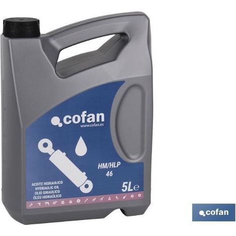 COFAN aceite hidraulico iso vg 68 5 l , Aceite hidráulico mineral monogrado de extrema presión. Cuenta con una avanzada tecnología especialmente indicada para cualquier sistema o c
