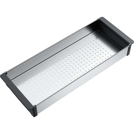 Franke Cuvette Perforée 112.0747.142 Inox 16x41 cm pour Éviers Kubus 2