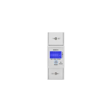 Compteur d'énergie monophasé à rétroéclairage réinitialisable 5-80A 230V 50Hz DDS015