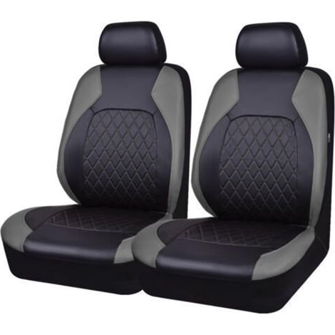 Housse De Siège Auto - 4 Pièces - Cuir PU - Protection Intégrale - Pour Ford Fiesta 2008-2017 - Noir (1/4)