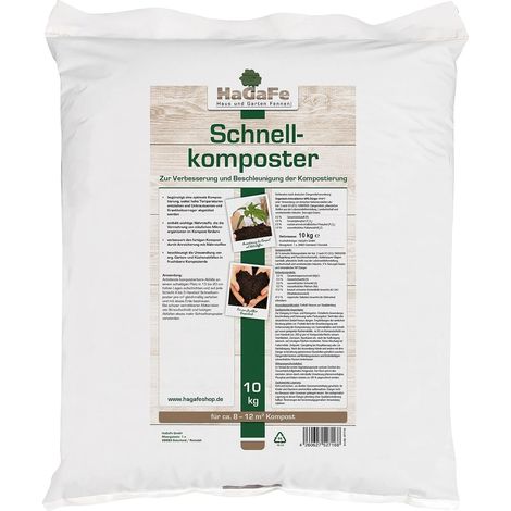 HaGaFe Schnellkomposter Kompostbeschleuniger Komposthilfe Kompost 10 kg (1 x 10 kg)