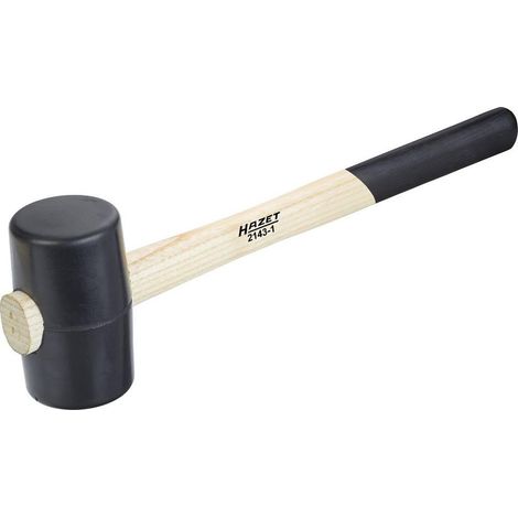 Hazet 2143-1 Mazuela de Caucho Negro 340 mm 520 g