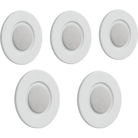Set mit 5 selbstklebenden magnetischen Wandhalterungen für Fernbedienungen, Wandorganizer für Fernbedienungen von Fernseher, Ventilator und Klimaanlage zu Hause oder im Büro.