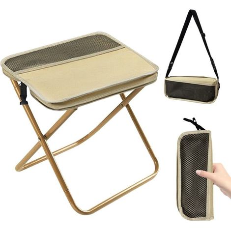 tabouret pliant portable –Léger, robuste et facile à ranger –Convient pour une utilisation intérieure et extérieure (1/5)