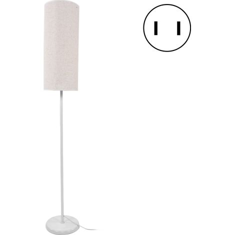 Lampadaire LED moderne en métal 2700K pour chambre, bureau, salon - Lumière sur pied avec douille E26, prise US 110V (1/5)