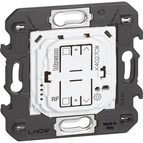 Commutateur de volets roulants sans fil Living Now K4027CW, interrupteur WiFi avec batterie, télécommande App Home+Control, fonctionne avec Alexa, Google Home, Apple Home, Automatisations (1/2)