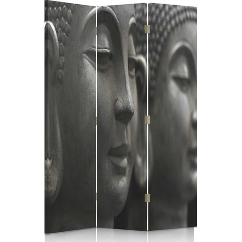 Paravento bilaterale 360, Il volto di pietra di Buddha - 110x170 (1/5)