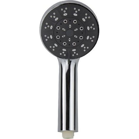 Cleafe - Doccetta Doccino Bagno Soffione Doccia Cornetta Rotondo Moderno 10 X 22 Cm 69064 - (1/3)