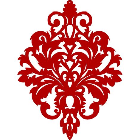 Z16 Pendelleuchte, glamouröses durchbrochenes Dekor, Rot