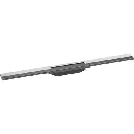 Caniveau de douche linéaire 800 mm, Siphon de sol découpable pour montage libre, Chromé, 56044000 (1/4)