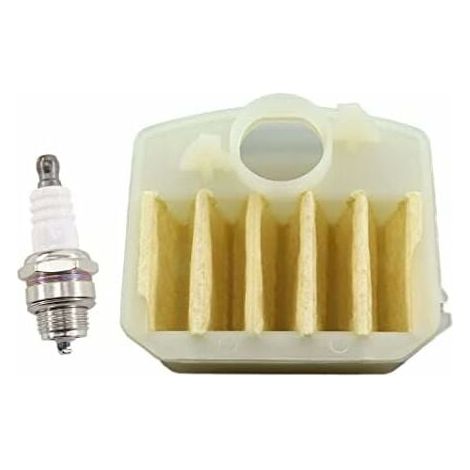 Luftfilter mit Zündkerze für Husqvarna 340, 345, 346, 350, 351 und 353 Kettensägen. Ersetzt die Teilenummer 537024003. (1/5)