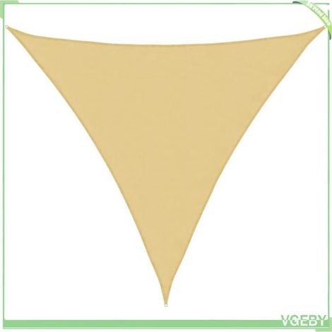 Voile d'ombrage - FAFEICY - 4000939 - 4,5x4,5x4,5 m - 100% polyester oxford PU - Beige (1/5)