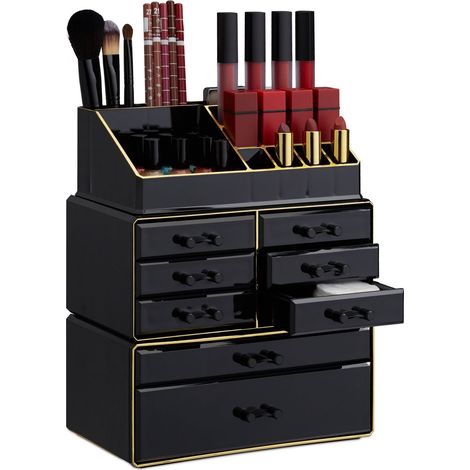 Mueble de maquillaje con ocho cajones
