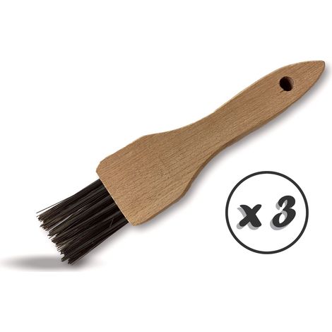 Brosse métallique - Pinceau - Lot de 3 - Acier trempé