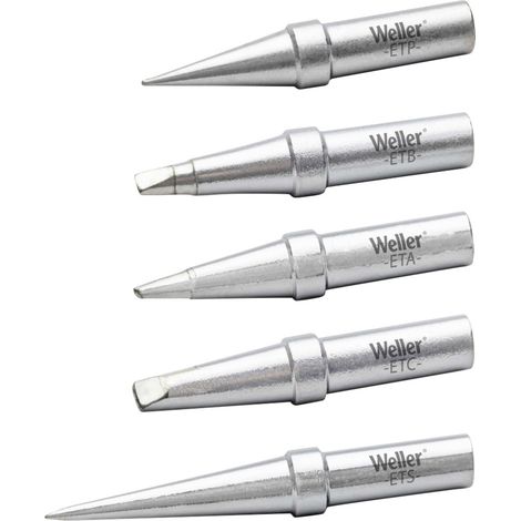 Weller  Lötspitzen-Set Meißelform, Rundform, Spitzform   Inhalt 1 Set