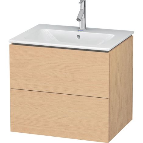 Duravit L-Cube Waschtischunterbau wandhängend, 2 Schubkästen, (1/3)