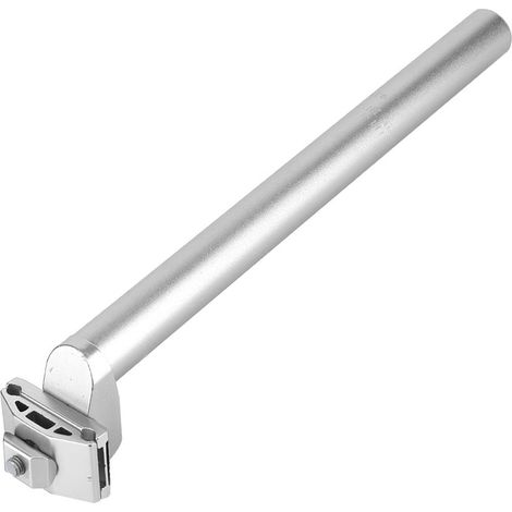 Tige de selle en argent 25,4x300 mm pour vélo de route, VTT et vélo tout terrain, tube amortisseur anti-vibrations (1/5)