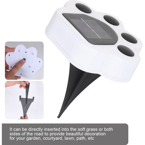 Lampe solaire LED en forme de patte d'ours, imperméable, luminaire décoratif d'extérieur, idéal pour un jardin, 1 unités (1/5)