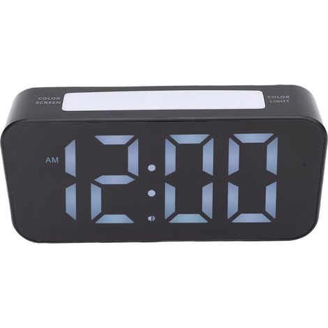 Horloge Vibrante RVB à Double Réveil à Double Alarme, pour (1/5)
