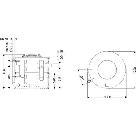 KESSEL 93002-D1-R2-TS Séparateur de graisses EasyClean Modular