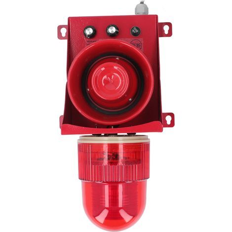40W 130dB Industrial Alarm Siren - High Decibel, Strong LED Strobe Light - IP65 Waterproof - DC24V (1/5)
