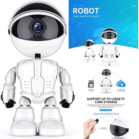 Q-S39 5.0 MP ROBOTER ÜBERWACHUNG IP KAMERA SMART KAMERA 1080P SICHERHEIT (1/5)