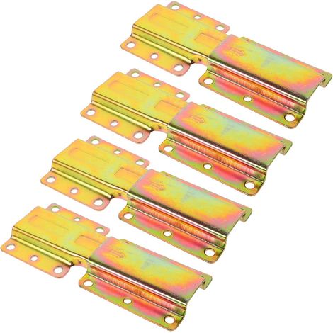 Ensemble de 4 connecteurs coulissants métalliques pour canapé, quincaillerie montage meubles, (1/5)