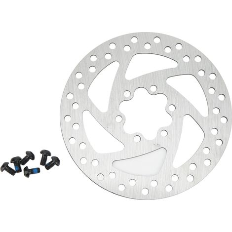 Disque de frein de 140 mm pour trottinette électrique, en acier inoxydable, conception à 6 trous, comprend 6 vis, convient à la modification des trottinettes électriques. (1/5)