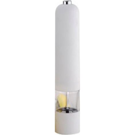 Moulin à sel et poivre en plastique, shaker réglable, ustensile de cuisine résistant à la rouille et durable.