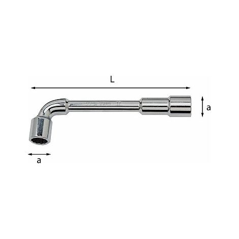 CHIAVE A PIPA PASSANTE DOPPIA 291 N 11 MM