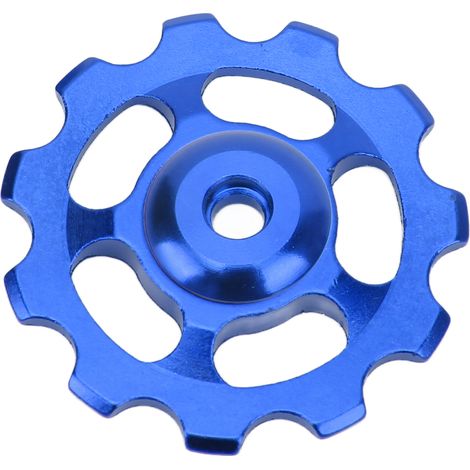 Pignon de VTT en alliage d'aluminium, 11 dents, roue de guidage, composant de vélo remplaçable, bleu (1/5)