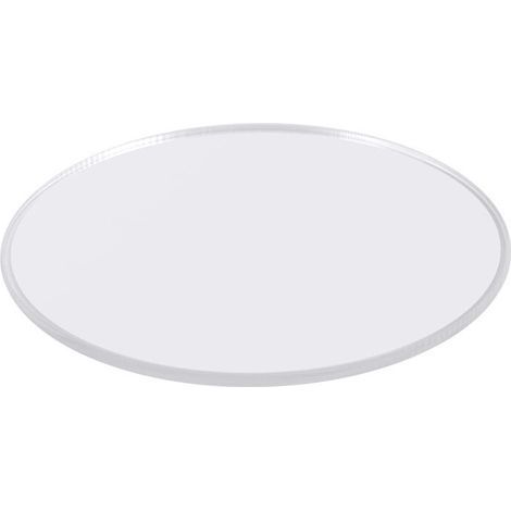 Miroir Transparent De 3 Mm D'ÉPaisseur Disque Rond Acrylique DiamÈTre: 85mm (1/4)