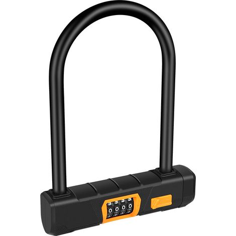 Antivol en U à combinaison - antivol de vélo en U - code antivol - code antivol de vélo en acier (1/3)
