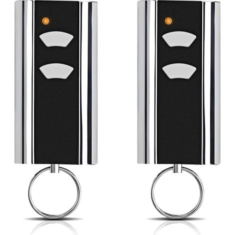 Set mit 2 Ersatzteilen für Normstahl Handsender – Garagentoröffner – 433,92 MHz – 2 Kanäle – Kompatibel mit Normstahl Entrematic RCU 433-2, RCU 433-4, EA433 2KM, EA433 2KS