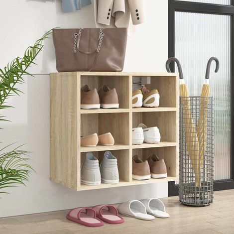 vidaXL Shoe Cabinet Sonoma Oak 52,5x30x50 cm (1/5)