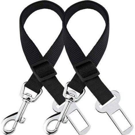 PA Harnais pour chien en nylon réglable, adapté à tous les modèles de voiture, laisse de voiture pour chien, harnais de poitrine de voyage pour chiens, chats et furets. (1/4)