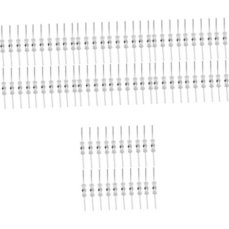 1200pièces eurs De Lustre Clips De Fixation pour Suspension Luminaire Accessoires De Lumière Argenté (1/5)