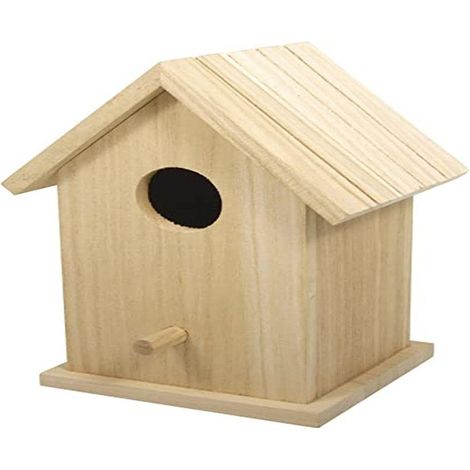 Rayher 62291000 casetta Box in legno FSC Mix Credit, 12,5 x 10 x 17 cm, 2 Parti (1/3)