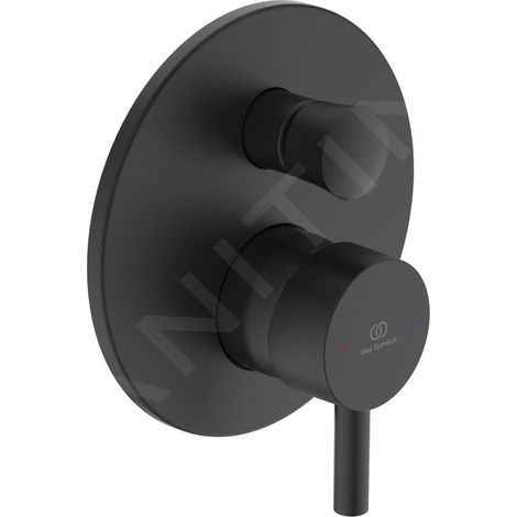 Ideal Standard CeraLine - Mitigeur de baignoire encastré avec corps, noir A6939XG (1/4)