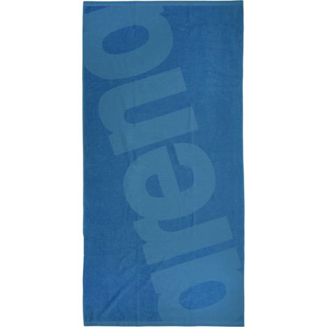 Telo mare Arena logo II blu cosmo 007303/400 taglia UNICA (1/2)