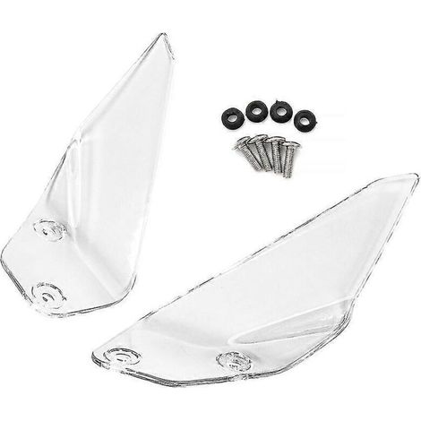 Déflecteur de vent latéral transparent pour pare-brise BMW R1200GS Adv (2014-2020) et R1250GS Adventure (2019-2021). (1/5)