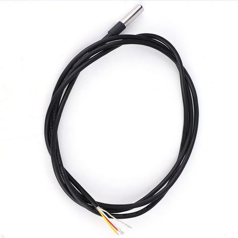 Sonde de température numérique étanche haute précision avec tube en acier inoxydable et câble de 1,2 mètre (1/5)
