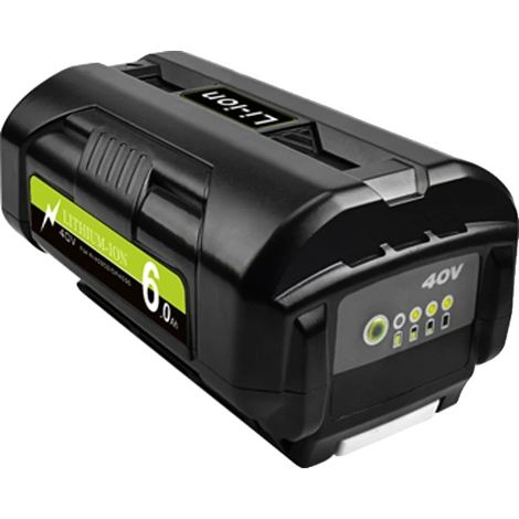 Batterie Li-Ion, capacité 6000mAh, sortie 40V, compatible avec Ryobi, 1 PACK (1/2)