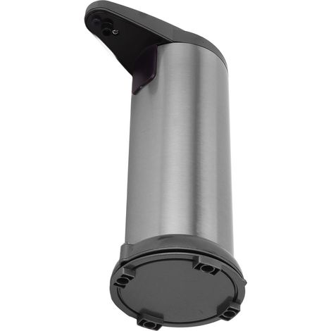 Distributeur de savon automatique avec détecteur de mouvement infrarouge, en acier inoxydable, sans contact, pour salle de bain et cuisine. (1/5)
