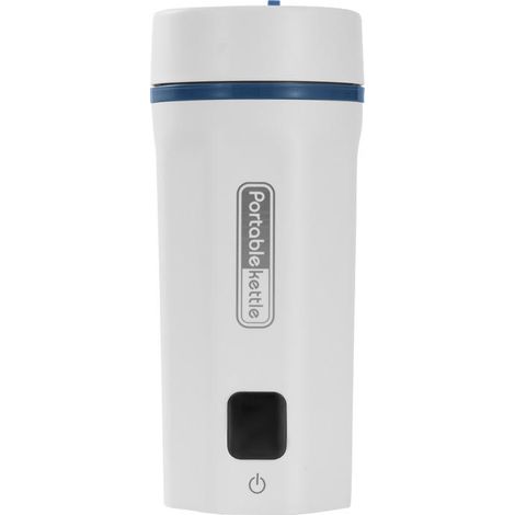 Bouilloire électrique portable de 550 ml et 400 W, étanche (blanche) (1/5)