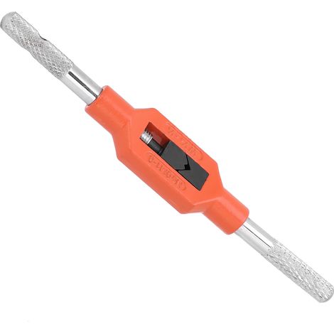 Kit de 7 Tarauds en Acier Alliage, 1 Clé de Serrage, Outils Manuels pour Filetage Industriel (1/5)