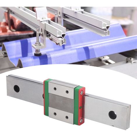 Rail de guidage linéaire MGW12C-150-1R avec curseur miniature élargi (1/5)