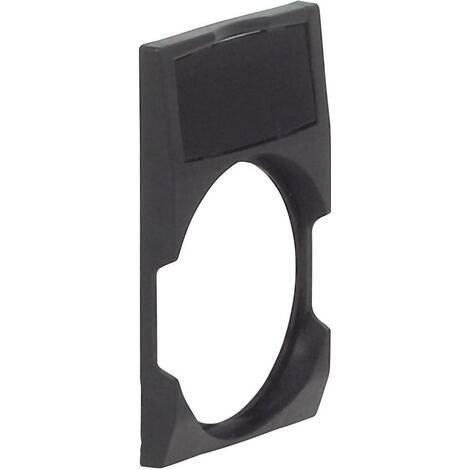 Porte-étiquette BACO 224318 carré noir 1 pc(s) X50604 (1/5)