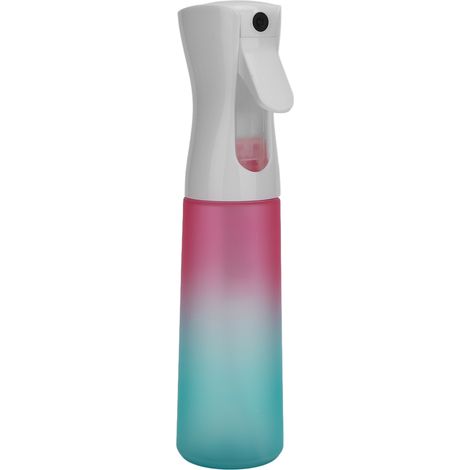 Vaporisateur d'eau rose et vert 300 ml, pulvérisation continue à 360°, arrosoir ergonomique et portable pour la beauté de la maison (1/5)