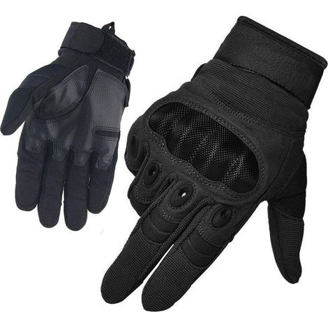 Gants Tactiques Plein-Doigt Hommes Mi-Saison Sport de Plein air pour Combat, Scooter, Militaire, Moto,Paintball, Cyclisme, Randonné, Airsoft, Camping, Chasse,Vélo (1/5)